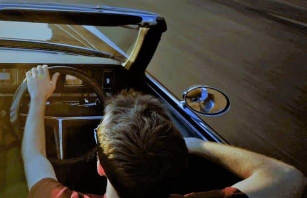Man driving a car on South Africa road